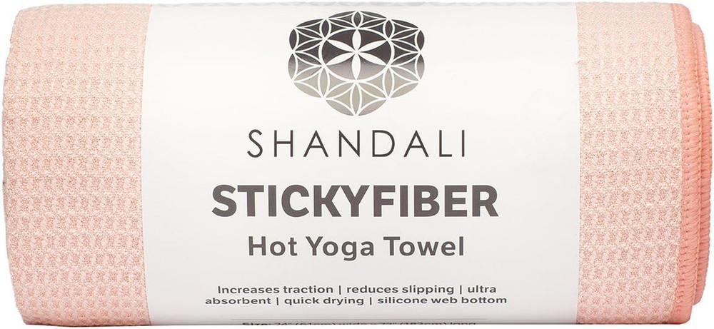Hot Yoga Towel – Mat-Sized, Microfiber, Super Absorbent, Anti-Slip, Injury Free,