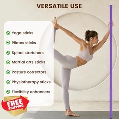 RACOC Yoga Stick 5ft steel mobility stick