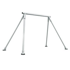 Silvery Aerial Yoga Stand Frame Rig Swing Bar Fit Indoor And Outdoor Portable