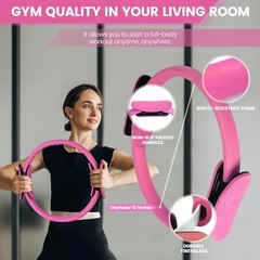 Premium 13-Piece Pilates Ring & Ball Set for Women – Home Workout Essentials