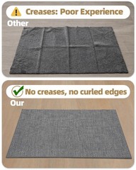 Small Dirt Trapping Mat Indoor 43x75cm, Doormat Indoor, Non Slip Doormat, E…