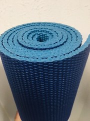GAIAM Premium reversible yoga mat stabilizing grip for yoga anytime