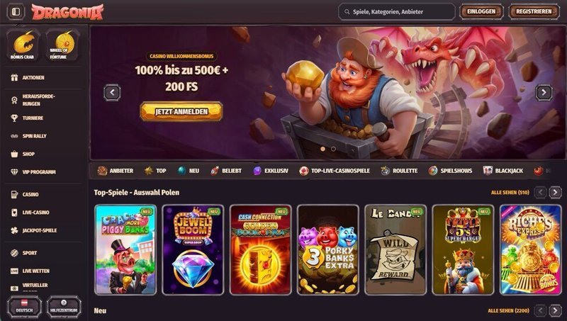Dragonia, dragonia casino en ligne